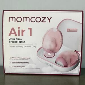 Momcozy Air 1 Ultra-Slim Breast Pump Discreet All-Day Wear NEW Open Box